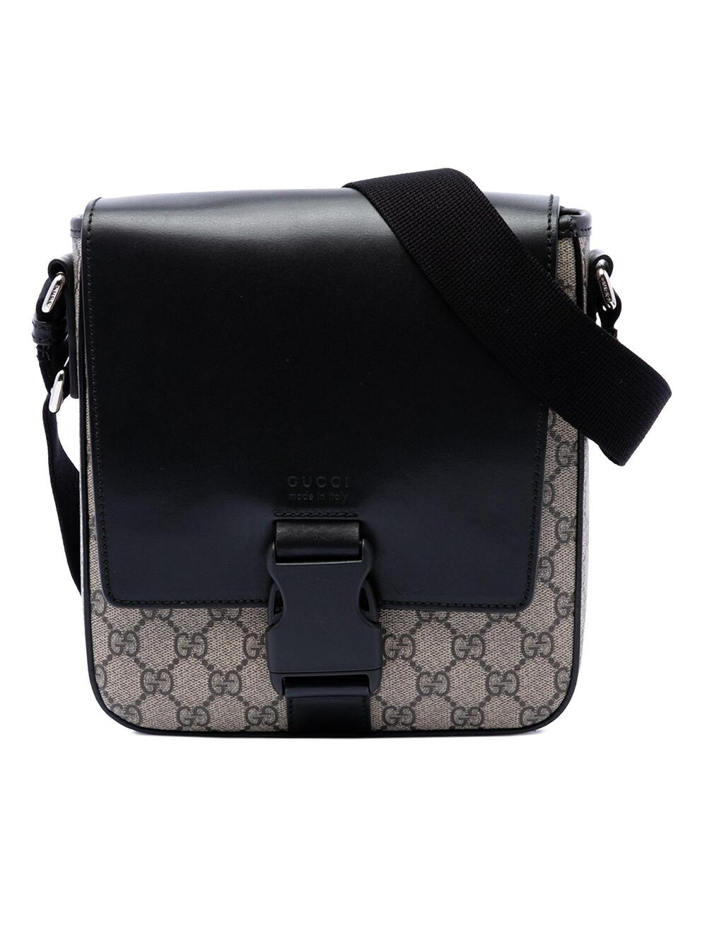 Gucci Buckle Flap Messenger Bag Gg #376194G10B